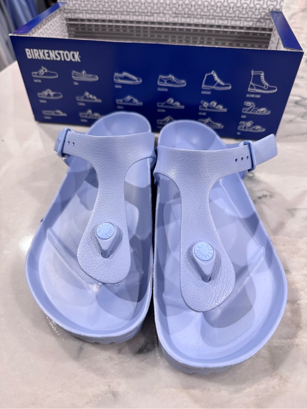 Birkenstock Gizeh EVA Thong Sandals in Lilac